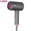 Hair Dryers VGR V400 Negative Ions Hair Dryer Professional Powerful Hair Styling Hot Cold Adjustment Fast Dry Air Dryer Home Appliances 240401