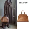 The Row Margaux Bag Margaux 17 lustro wysokiej jakości designerskie torby