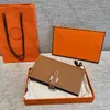 Luxus-Designer-Geldbörse, Marken-Designer-Handtasche, klassische Kartentasche, einfarbig, Original-TC-Leder, Premium-Neutral-Münzengeldbörse, Original-Geschenkbox