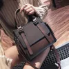 European style Fashion New Women Handbags 2020 High quality Matte PU Leather Portable Shoulder bag Ladies Hit color Big Tote bag283i