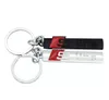 Sline -logo sleutelhangers voor Audi Sline Logo Keyring A3 A4 A6 A7 A8 TT RS Q5 Q7 Auto -styling