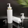 Robinets 10 pièces 100/150/200/250/300/500ml bouteille de pompe en plastique vide blanc clair Lotion shampooing conteneur cosmétique distributeurs de savon de salle de bains