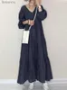 الثياب الحضرية المثيرة Zanzea فستان الكشكش فستان المرأة الربيع sundress disphrup shupy maxi vestidos femalem