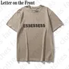 2024 Essentialls T-shirt da uomo Petto Lettera Essentialsfelpe Stampa Tide Manica corta High Street Allentato Oversize Casual Donna Essentials Felpa con cappuccio in cotone