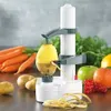 ZK30 Multifunktion Electric Peeler för fruktgrönsaker Automatiskt rostfritt stål Bpple Peeler Kitchen Potato Cutter Machine 20120250a