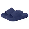 Platform Slippers for summer indoor home anti slip bathroom shower couples thick soled light blue