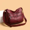 Frauen Marke Designer Umhängetasche Modische Hohe Qualität PU Leder Handtaschen Multi Tasche Casual Retro Schulter Taschen 2021