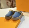 منصة Aspen Clog Blue Denim requed Rubber Extole Women Handals Syndals Sheep Sheep Sheep Sheep Syning Slippers Sandals Large