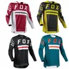 71EE Herren-T-Shirts Fox Speed Subdues Mountainbike Radfahren Langarm-Top Herren-Sommer-Cross-Country-Motorrad-T-Shirt
