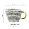 Mugs Mug Nordic Ins Creative Tea Cup Advanced American Latte Coffee Home Ceramic Beautiful Drinking