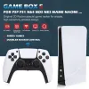 Consoles NEW Upgrated GB5 Video Game Console 64GB/128GB 40000 Free Games HD TV Game Box 5 Two Gamepads For PS1/PSP/MAME Gaming Stick