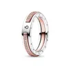 2024 The NEW Latest S925 Silver New Sparkling Wrong Ring Love Couple Ring Plain Ring Pair Ring