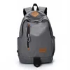 Brand Designer-New Unisex Men Canvas Backpacks Large School Bags For Teenagers Boys Girls Travel Laptop Backbag Rucksack Grey305m