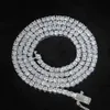 Qianjian High-grade Iced Out Mossinate Diamond Chain S925 Sterling Silver Moissanite Tennis Necklace