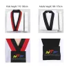 Produkter 2023 TKD Costumes Kläder Vit taekwondo uniformer WTF karate judo dobok kläder barn vuxna unisex halv ärm gi uniform