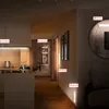 Lumière de capteur de mouvement sans fil LED veilleuse Type C lumière Rechargeable armoire armoire lampe escalier rétro-éclairage pour cuisine LED