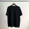 Designer de luxo chaopai clássico novo verão topo inkjet carta impressão solta casal masculino e feminino manga curta na moda camiseta