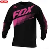 Men's T-shirts 2024 New Raudax Fox Enduro Motocross Jerseys Downhil Mountain Mtb Bike Shirt Motorcycle Clothing Bicycle V3LH