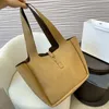Ny designer handväska kvinnor tygväskor äkta läder mode axel väska daglig stor kapacitet shopping väska purse lyxiga handväskor