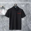 Designerski designerka koszulka Polo Tshirty Tshirts Fashion Hafted Tshirt V Neck Botton High Street Men Men Casual Thirt Luksusowe Casual Para Ubrania azjatyckie rozmiar S4XL kategoria