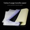 Trockner 50/100 teile/schachtel Tattoo Transfer Papier Tattoo Schablone Carbon Thermal Tracing Hectograph Transfer Kopierpapier A4 Größe Tattoo Versorgung