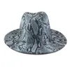 Boinas chapéu de feltro para homens mulheres chapéus fashional com padrão especial Fedora