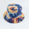 Berretti Cappello da pescatore Pescatore reversibile Pesca colorata Graffiti Tie Dye Bob Caps Hip Hop Gorros Uomo Donna