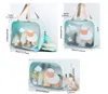 Cosmetic Bags Portable Transparent Waterproof Makeup Storage Facial Cleanser Organizer Pouch Large Capacity Beauty Handbag Items