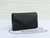 Designer Shoulder Bags brand luxury leather handbag for Women black purses bag Chain Totes handbags YS03