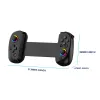 MICE D8 Télescopic Game Controller RVB Light Phone Mobile Phone Gamepad avec turbo / 6axis Gyro / Vibration pour Android iOS PS3 PS4 Switch PC