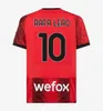 AC Mミルネスアダルトサッカージャージ2023 2024 REBIC THEO REIJNDERS KESSIE DE KETELAERE RAFA LEAO GIROUD PULISIC FOOLBLAIO SHIRT