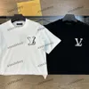 Xinxinbuy Hommes Designer Tee T-shirt 2024 Lettre en cuir Tissu de broderie Revers à manches courtes Coton Femmes Gris Noir Blanc Kaki S-3XL