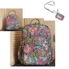 Хлопковый рюкзак с мультяшной мышью, школьная сумка, сумка для обеда, держатель для удостоверения личности, шнурок 227W