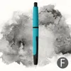 MAJOHN A2 PRESS FOUNTAIN PEN DRACTABLE EF NIB 04mm Resin Ink Converter för Offcie School Supplies Writing Ink Pens 240219