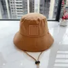 Sombrero de cubo de playa para mujer, sombreros de ala tacaña de diseñador, gorra de viaje con cordón de moda, 4 colores