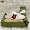 Designer casual schoenen Bee Ace sneakers lage heren damesschoenen top hoge kwaliteit tijger geborduurd zwart wit groene strepen wandelschoenen