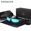 Kingseven Men Groplized Sunglasses Aluminium Magnesium Sun Glasses Driving Classes Shettangle Shades for Men Oculos Masculino Male T309i