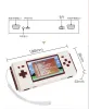 Joueurs 4.3 pouces HD Wireless Two Wire Two Player Red and White Handheld Game Console, Retro Game Player Compatible avec FC Yellow Multi-Cartridge