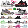 Chaussures habillées Luxury Runner 7.0 7 Baskets Paris pour hommes Femmes Baskets à plateforme BOURGOGNE Deconstruction coureurs 7 Graffiti blanc noir Mocassins Baskets Jogging 35-46