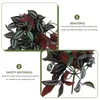 Decorative Flowers Artificial Rattan Decor Simulation Wall Hanging Plastic Outdoor Ornament Adorn Fake Realistic