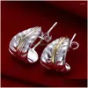 Ohrstecker Hohe Qualtiy 925 Sterling Silber Exquisite Feder Haken Für Frauen Hochzeit Engagement Luxus Schmuck Geschenk Drop Lieferung Dhlcb