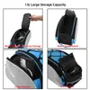 13LMultifunctional Bicycle Rear Seat Bag Outdoor Cycling Bike Rack Seat Bag Rear Trunk Pannier Backseat Bag Handbag Shoulder Bag 240219