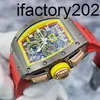 Richasmiers Watch YS Top Clone Factory Watch Automatyczne zegarek z włókna węglowego RM011AO Elite Zongweiwr91