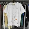 Herren-T-Shirts und Herren-Designer-Mode-Freizeit-T-Shirts, Sommer, atmungsaktiv, High Street Gallery, klassischer Alphabet-Druck, locker, luxuriös, Vintage, kurze Ärmel, Q