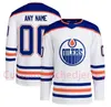 Custom Edmonton Men Women Youth Oilers koszulki hokejowe 55 Dylan Holloway 18 Zach Hyman 91 Evander Kane 13 Jesse Puljujarvi 56 Kailer Youth