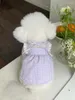 Hundkläder husdjur sommar bomullsklänning klänning pläd chihuahua yorkie pomeranian shih tzu maltese poodle bichon söt valpkläder kjol