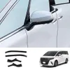 Nieuwe overige interieuraccessoires voor Toyota Alphard Vellfire 40-serie 2023 2024 ABS Trim Cover Anti-wrijven roer Achteruitkijkspiegel Zwarte Strip Spiegelbeschermer Doo H8A3