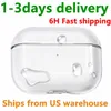 USA Stock pour Apple Airpods Pro 2 2e génération Airpod 3 Pros Accessoires pour écouteurs Solide TPU Silicone Housse de protection pour écouteurs sans fil Étui antichoc