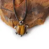 Pendentif Colliers Tiger Eye Turtle Nacklace Cristal Naturel Pierres Semi-précieuses Donner le cadeau pour hommes et femmes