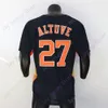 Maillot de baseball Jose Altuve Alex Bregman Jeremy Pena Yordan Alvarez Nolan Ryan Tucker Hader Verlander Caratini Julks McCormick Abreu Dubon Hensley Diaz Salazar